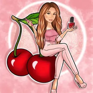 cherry_nails_by_liza